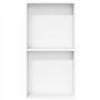 vidaXL Niche de douche blanc mat 32x62x9 cm acier inoxydable, niche de salle de bain, étagère de douche intégrée, niche murale d