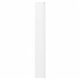 vidaXL Niche de douche blanc mat 32x62x9 cm acier inoxydable, niche de salle de bain, étagère de douche intégrée, niche murale d