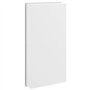 vidaXL Niche de douche blanc mat 32x62x9 cm acier inoxydable, niche de salle de bain, étagère de douche intégrée, niche murale d