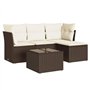 vidaXL Salon de Jardin avec Coussins 5 pcs