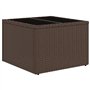 vidaXL Salon de Jardin avec Coussins 12 pcs, Canapés de Terrasse, Ensemble de Meubles de Patio, Mobilier d'Extérieur, Marron Rés