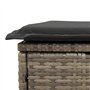 vidaXL Salon de Jardin avec Coussins 10 pcs, Canapés avec Pieds Réglables, Ensemble de Meubles d'Extérieur Patio Terrasse, Moder