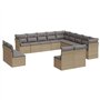 vidaXL Salon de Jardin avec Coussins 12 pcs