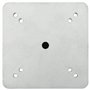 vidaXL Base de Parasol enterré argenté 16x16x39,5 cm Acier, ancrage au Sol du Parapluie, Base de Parasol, Pied de Parasol enterr