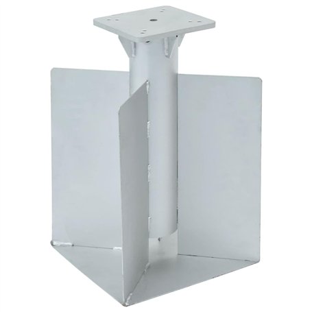 vidaXL Base de Parasol enterré argenté 27