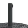 vidaXL Base de Parasol avec Roues pour mâts Ø38 / 48 mm 27 kg Rond, Base de Parasol, Pied de Parasol de terrasse, Porte-Parasol,
