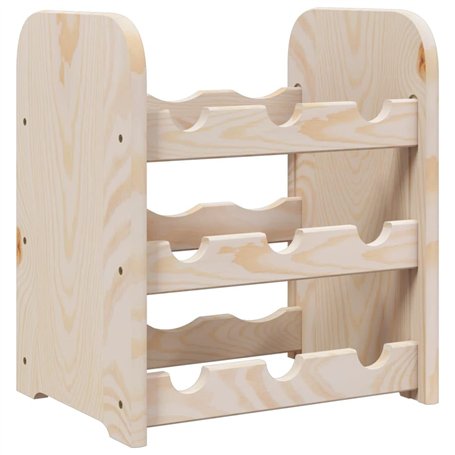 vidaXL Casier à vin 33x25x37 cm Bois de pin Massif