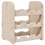vidaXL Casier à vin 33x25x37 cm Bois de pin Massif