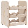 vidaXL Casier à vin 33x25x37 cm Bois de pin Massif, Porte-Verres à vin, casier à vin, casier à vin de Cuisine, Porte-Bouteilles 