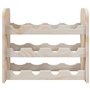 vidaXL Casier à vin 43x25x37 cm Bois de pin Massif, Porte-Verres à vin, casier à vin, casier à vin de Cuisine, Porte-Bouteilles 