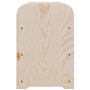 vidaXL Casier à vin 43x25x37 cm Bois de pin Massif, Porte-Verres à vin, casier à vin, casier à vin de Cuisine, Porte-Bouteilles 