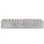 vidaXL Cadre de lit sans Matelas Gris béton 75x190 cm