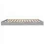 VidaXL Cadre de Lit Sonoma Gris 180x200 cm en Bois d'Ingénierie - Meuble de Chambre à Coucher, Sommier, Lit Double à Panneaux