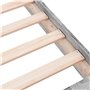 VidaXL Cadre de Lit Sonoma Gris 120x200 cm en Bois d'Ingénierie - Meuble de Chambre à Coucher, Sommier, Lit Double à Panneaux