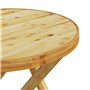 vidaXL Ensemble de Bistro 3 pcs Bambou, Ensemble de Bistro de Jardin, Ensemble de Balcon, Ensemble de Meubles d'extérieur