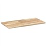 vidaXL Étagère Flottante 80x40x2 cm Bois d'acacia Massif Non traité, étagère Murale, Planche d'étagère, étagère Murale de Salle 
