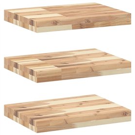 vidaXL Étagères flottantes 3 pcs 40x30x4 cm Acacia Massif Non traité