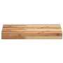 vidaXL Étagères flottantes 2 pcs 40x30x4 cm Acacia Massif à l'huile