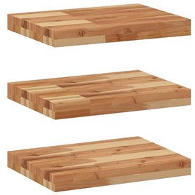 vidaXL Étagères flottantes 3 pcs 40x30x4 cm Acacia Massif à l'huile