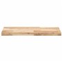 vidaXL Dessus de Meuble de Salle de Bain Non traité Bois d'acacia, étagère de Salle de Bain, Plan de Travail de Salle de Bain, D