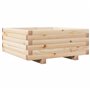 vidaXL Jardinière 60x60x26,5 cm Bois de pin Massif, jardinière d'extérieur, bac à Fleurs, boîte à Plantes, jardinière de terrass