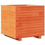 vidaXL Jardinière Cire Marron 50x50x49