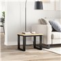 vidaXL Dessus de Table carré 50x50x2 cm Bois Massif d'acacia