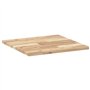 vidaXL Dessus de Table carré 50x50x2 cm Bois Massif d'acacia