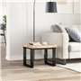 vidaXL Dessus de table carré 50x50x4 cm bois massif d'acacia