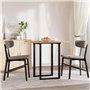 vidaXL Dessus de table carré 70x70x2 cm bois massif d'acacia