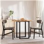 vidaXL Dessus de Table carré 70x70x4 cm Bois Massif d'acacia