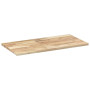vidaXL Dessus de Table 80x40x2 cm rectangulaire Bois Massif d'acacia, Dessus de Table de Rechange, Dessus de Table rectangulaire