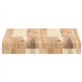 vidaXL Dessus de Table 40x30x4 cm rectangulaire Bois Massif d'acacia, Dessus de Table de Rechange, Dessus de Table rectangulaire