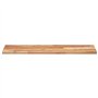 vidaXL Dessus de Table rectangulaire 80x30x2 cm Bois Massif d'acacia, Dessus de Table de Rechange, Dessus de Table rectangulaire