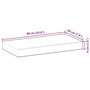 vidaXL Dessus de Table 60x20x4 cm rectangulaire Bois Massif d'acacia