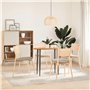 vidaXL Dessus de Table 80x40x2 cm Bois de chêne Massif Ovale