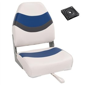 vidaXL Ensemble de sièges de Bateau Pliables Lot de 2 Dossier Haut