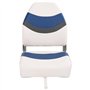 vidaXL Ensemble de sièges de Bateau Pliables Lot de 2 Dossier Haut, Chaise de Bateau, siège de Bateau Capitaine, Chaise de Batea