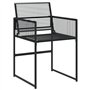 vidaXL Ensemble à Manger de Jardin 9 pcs Noir Résine tressée, Ensemble de Salle à Manger d'extérieur, Meuble de Salle à Manger d