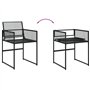 vidaXL Ensemble à Manger de Jardin 13 pcs Noir résine tressée, Ensemble de Salle à Manger d'extérieur, Meuble de Salle à Manger 