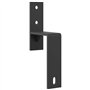 vidaXL Supports de dérivation pour portes de grange 5 pcs rails plats