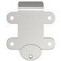 vidaXL Supports de dérivation pour portes de grange 4 pcs rails plats
