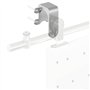 vidaXL Supports de dérivation pour portes de grange 4 pcs rails plats