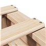 vidaXL Cadre de lit 75x190 cm Bois de pin Massif, lit, Cadre de lit en Bois Massif, Meuble de Chambre à Coucher, Cadre de lit en