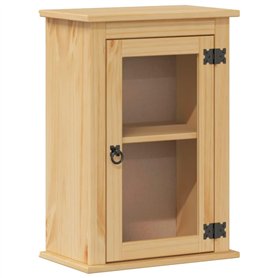 vidaXL Armoire Murale de Salle de Bain Corona Bois de pin Massif