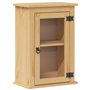 vidaXL Armoire Murale de Salle de Bain Corona Bois de pin Massif