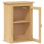 vidaXL Armoire Murale de Salle de Bain Corona Bois de pin Massif, Armoire Murale de Toilettes, Armoire de Salle de Bain Murale, 