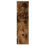 vidaXL Supports pour plantes 2 pcs chêne fumé bois d'ingénierie, support de fleurs, support de pot de plante, support de plante