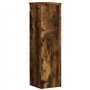 vidaXL Supports pour plantes 2 pcs chêne fumé bois d'ingénierie, support de fleurs, support de pot de plante, support de plante