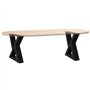 vidaXL Pieds de table basse 2 pcs noir 30x(30-31,3) cm acier, table basse de jambe de table, pied de table basse en acier, pied 